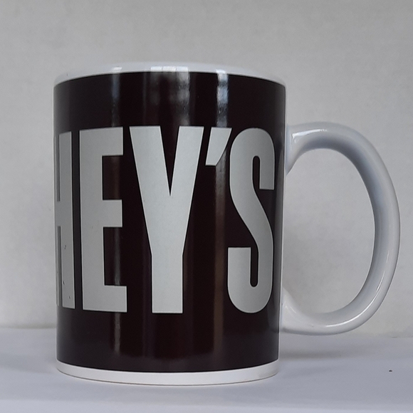 Hershey's Brand White mug chocolate brown label candy coffee cup 15 flouid oz - Picture 4 of 7